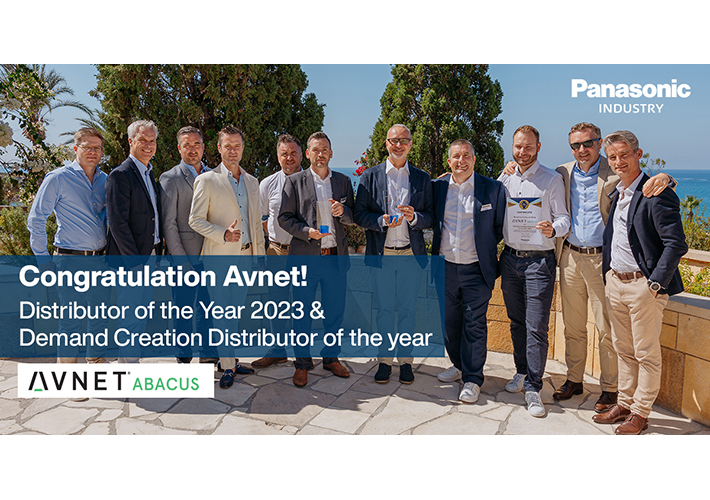 foto noticia AVNET Abacus, distribuidor del año de Panasonic Industry en la región EMEA.